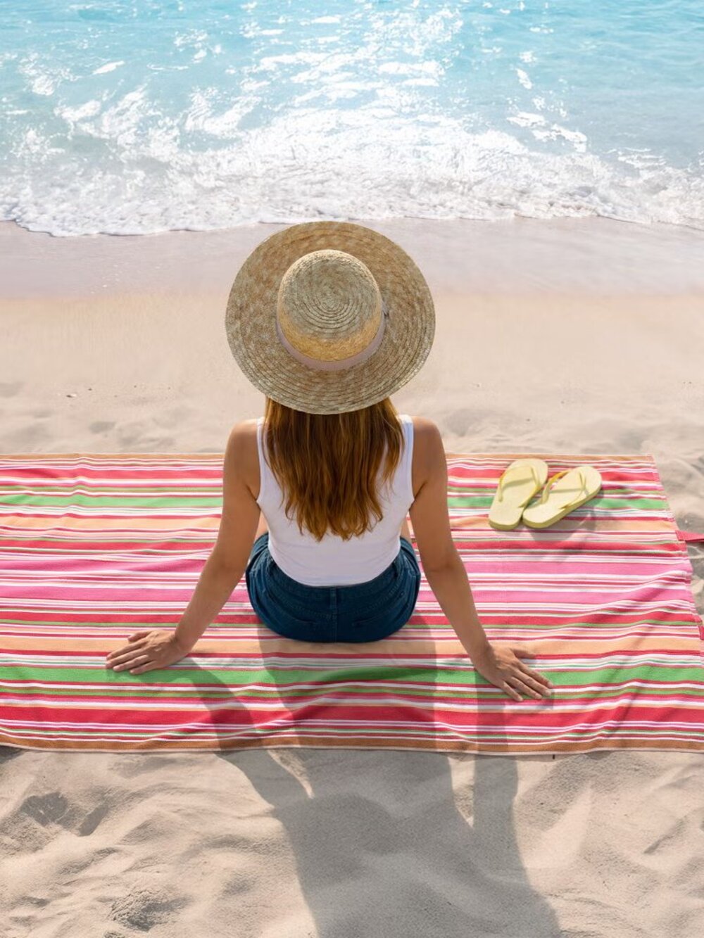 Beach Towel Converts into Tote (2-in-1 Beach Towel and Tote Bag)